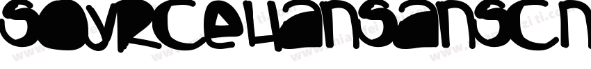 soyrceHanSansCNVF bo字体转换